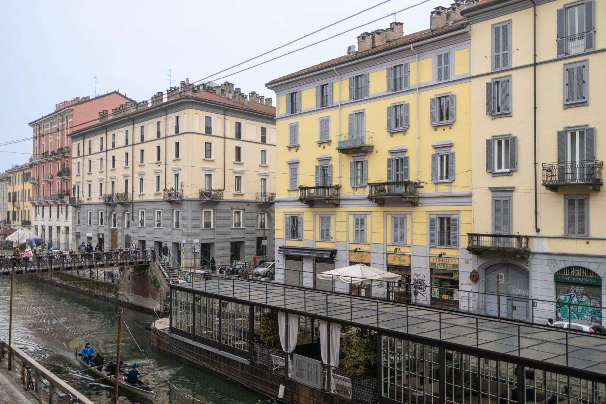 Navigli Dimora Storica Con Vista Sul Canale Milão Exterior foto